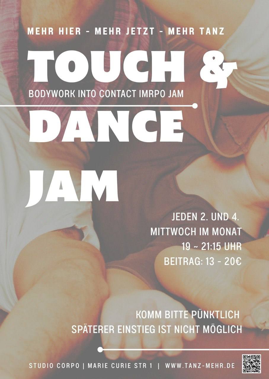 Touch & Dance Jam – Bodywork into Contact Impro Jam
