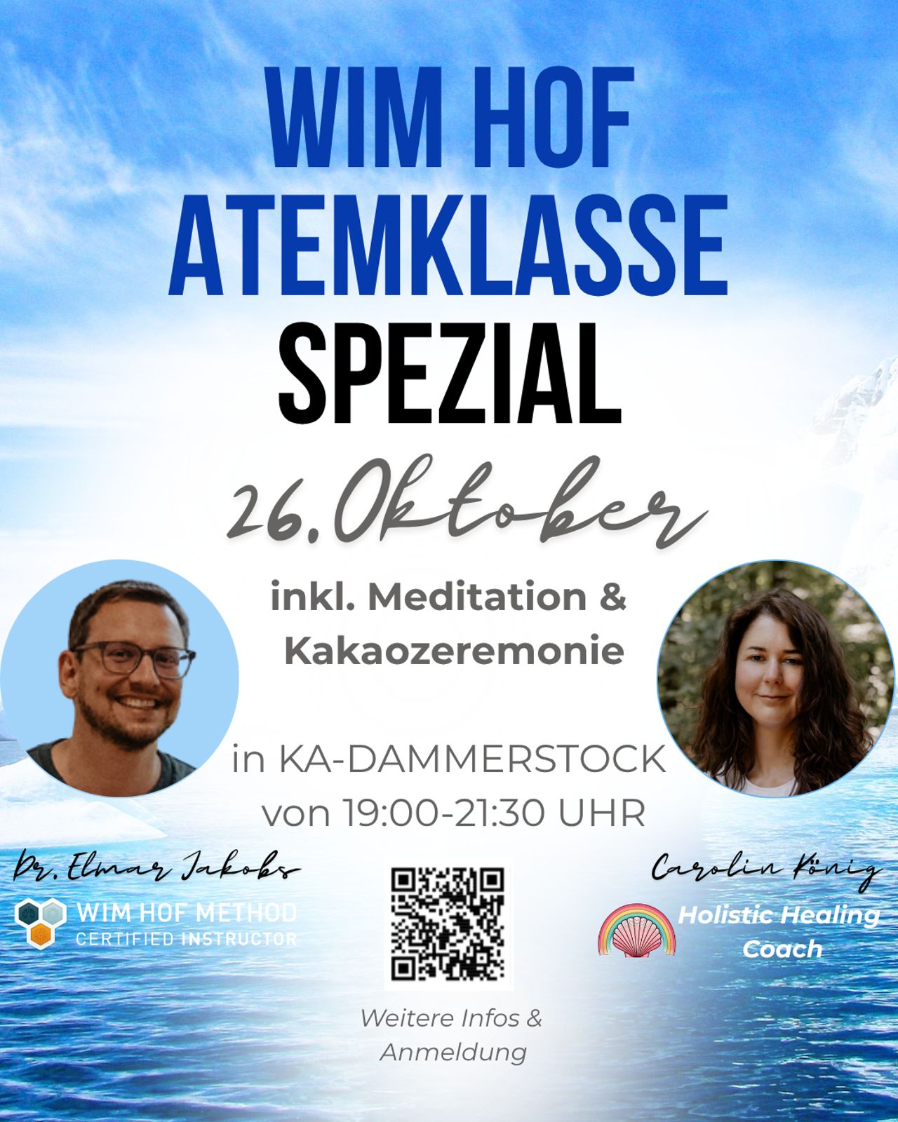 Wim Hof Atemklasse Spezial (inkl. Kakaozeremonie & Meditation)