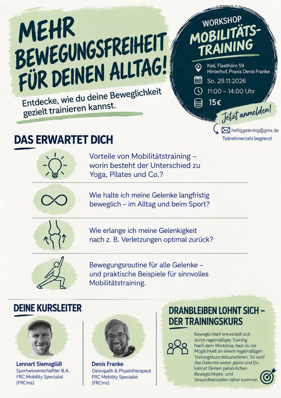 Workshop für Mobilitätstraining