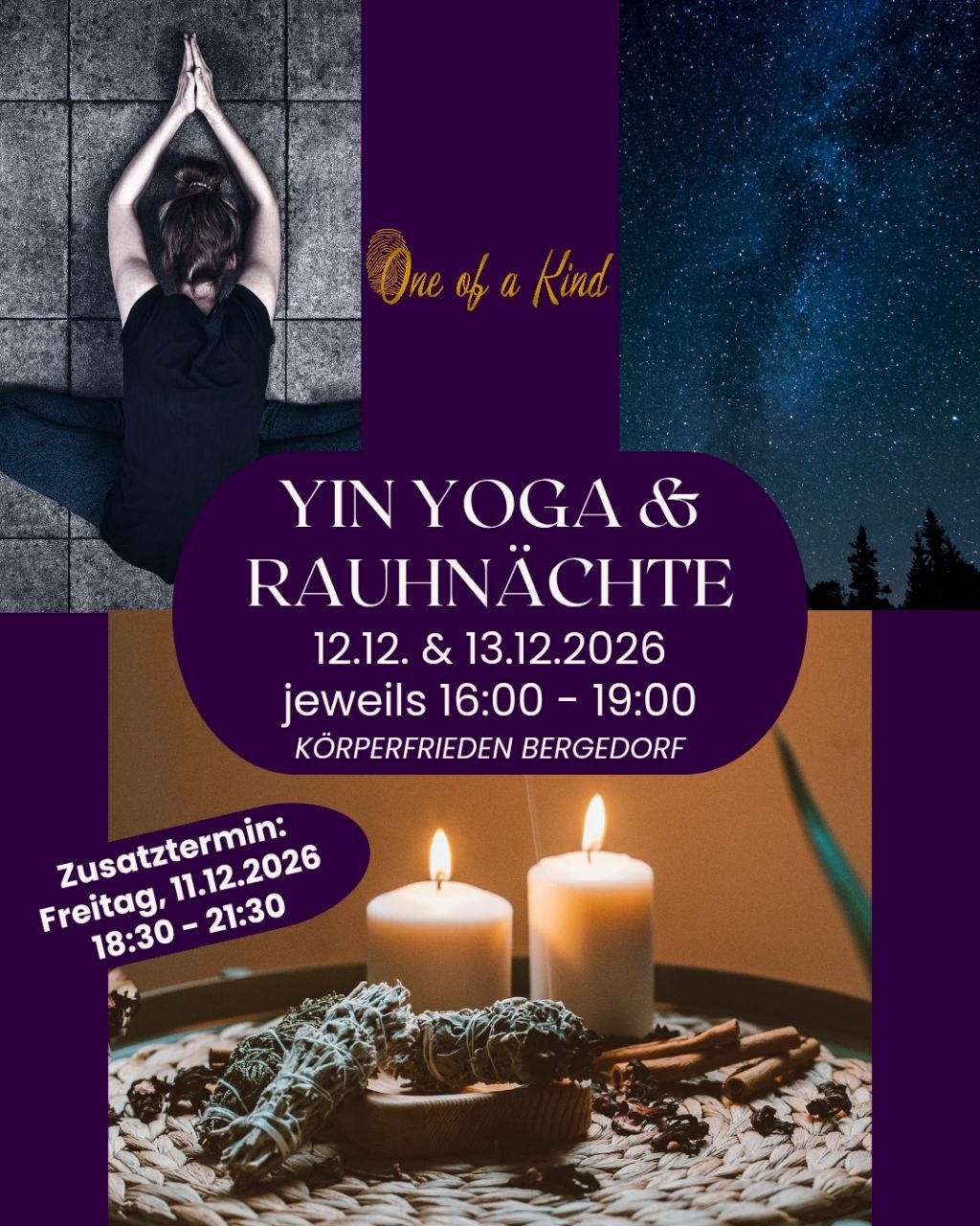 YIN YOGA & ZAUBER DER RAUHNÄCHTE