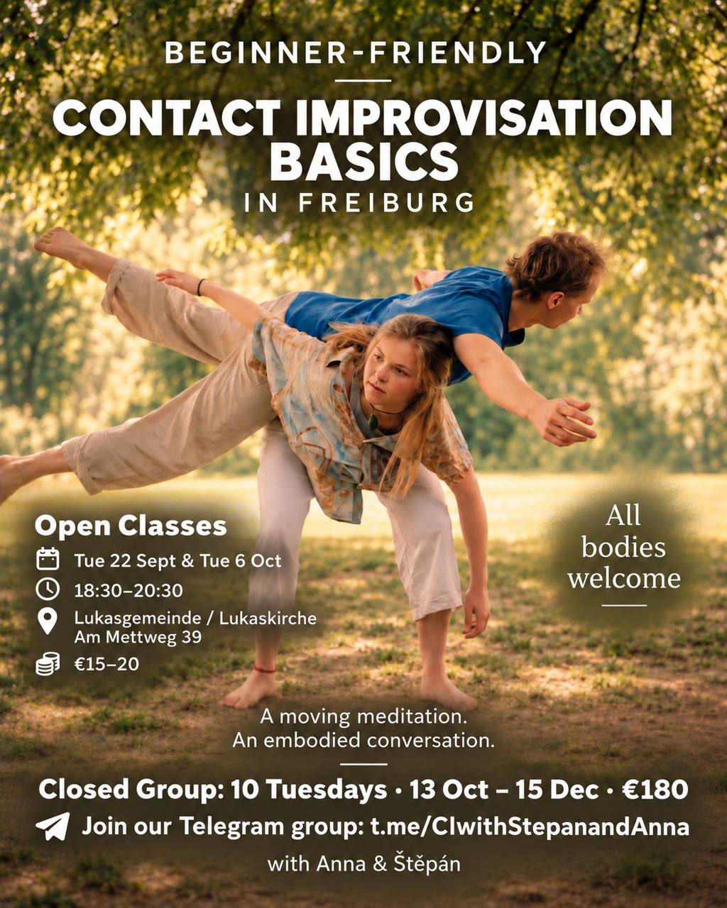 Contact Improvisation - Open Class