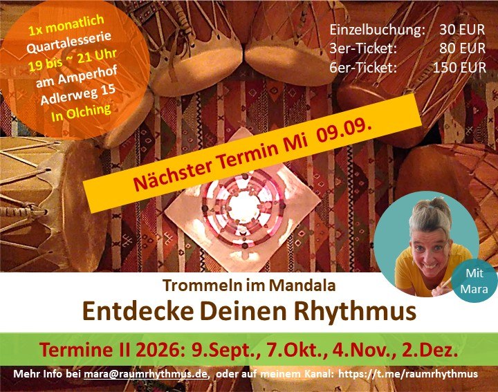Rhythmus-Trommel-Workshop mit Mandala-Beat