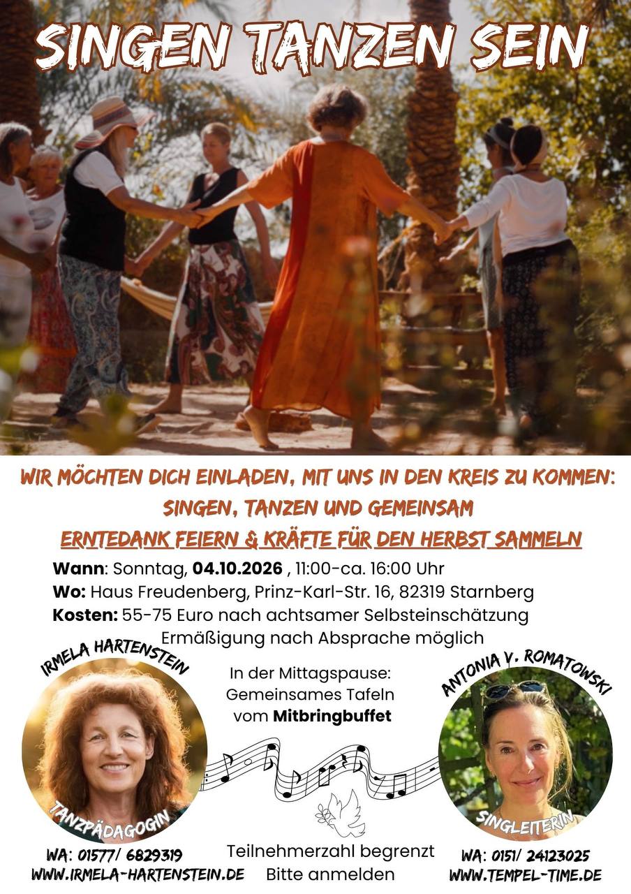 Singen Tanzen Sein - Erntedank feiern