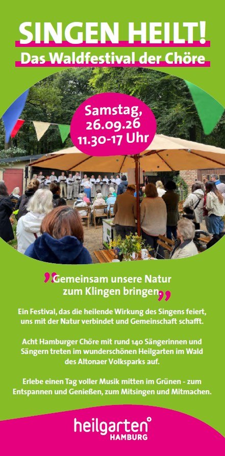 SINGEN HEILT! Waldfestival der Chöre