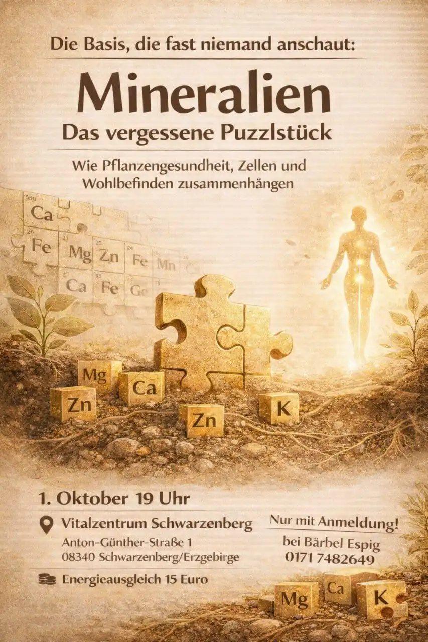 Vortrag: Mineralien – das vergessene Puzzelstück