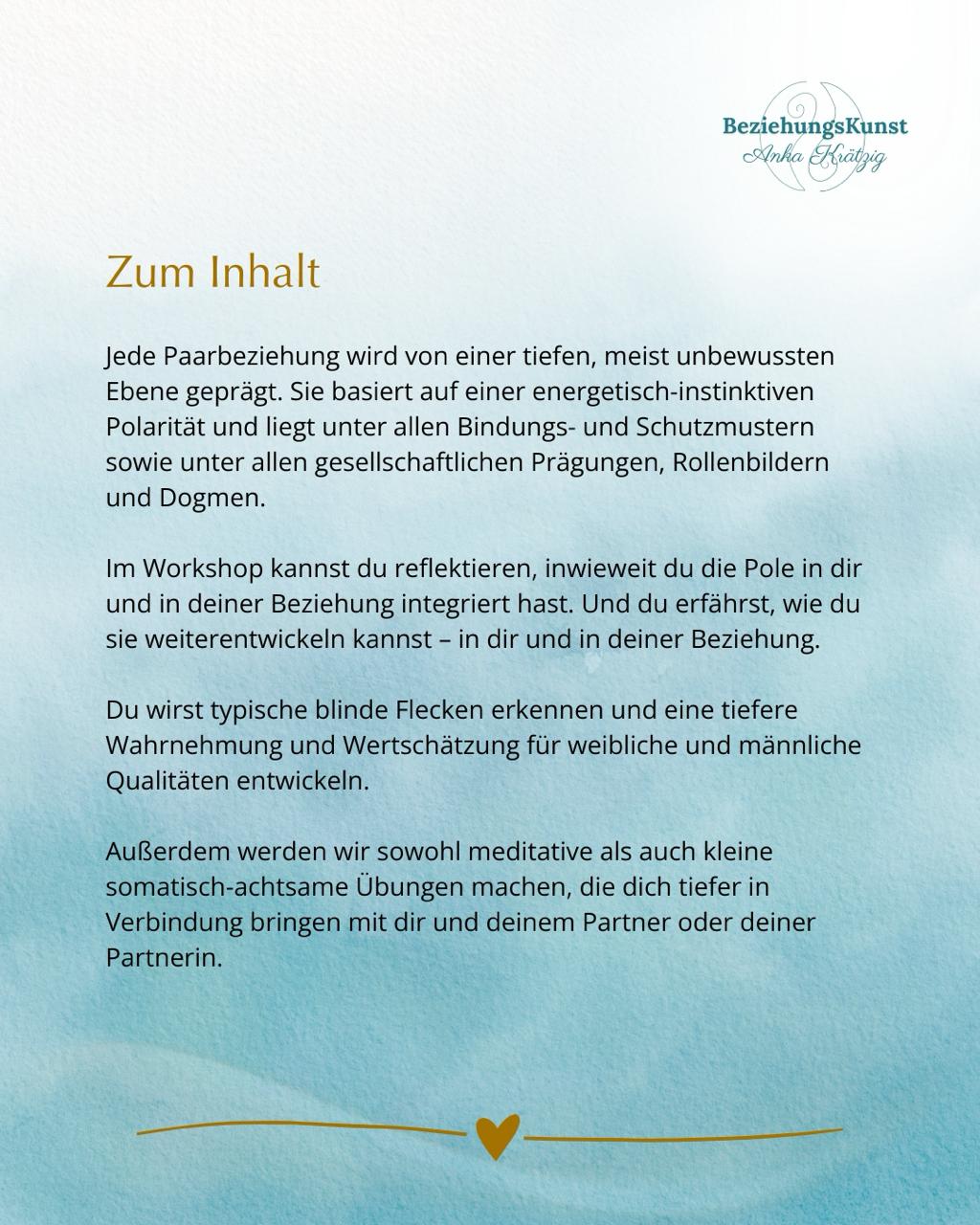 Einstieg in die tiefen Beziehungsdynamiken zwischen Mann und Frau