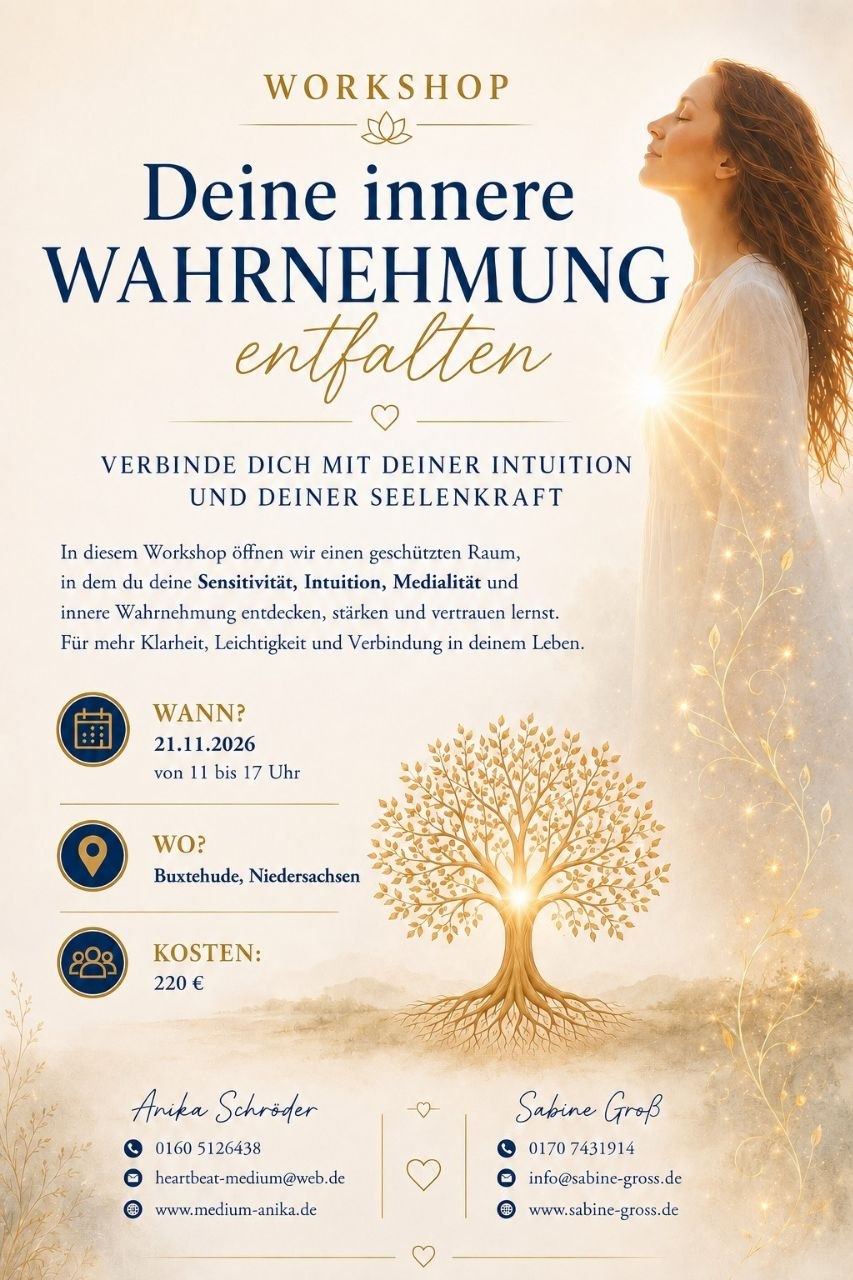 Deine innere Wahrnehmung entfalten