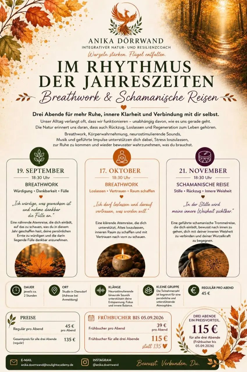 Im Rhythmus der Jahreszeiten - Schamanische Reise: Stille & Innere Weisheit