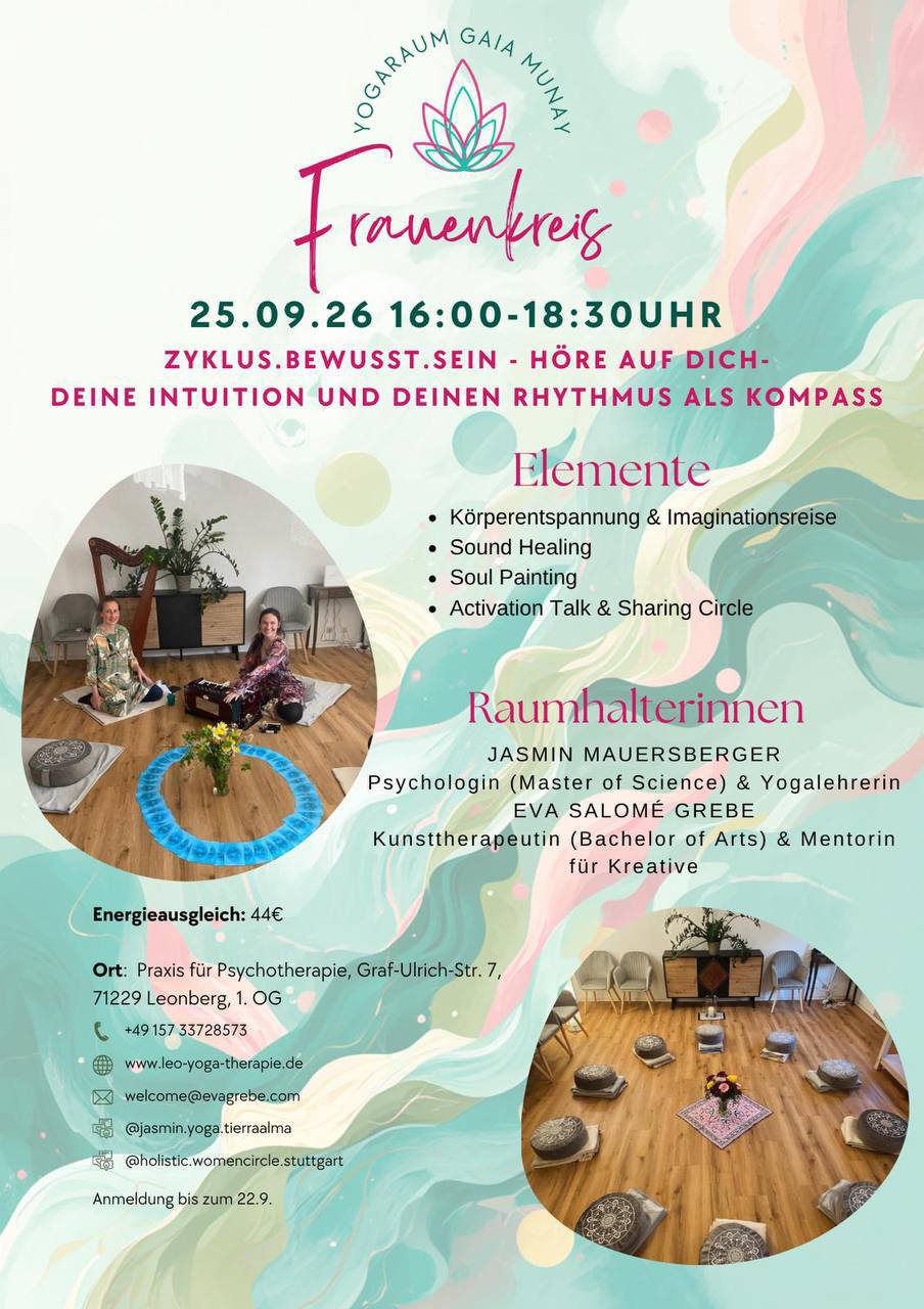 Ganzheitlicher FRAUENKREIS: Zyklusbewusstsein
