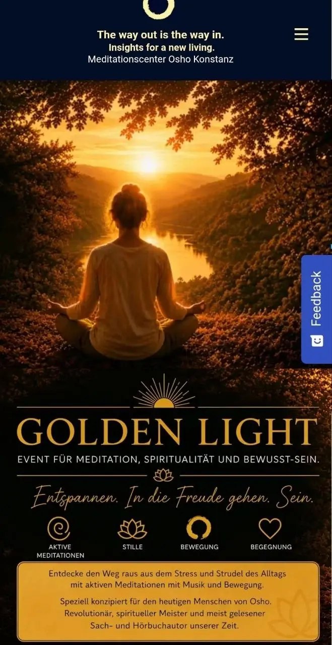 Golden Light - 4-Tage Meditationsretreat