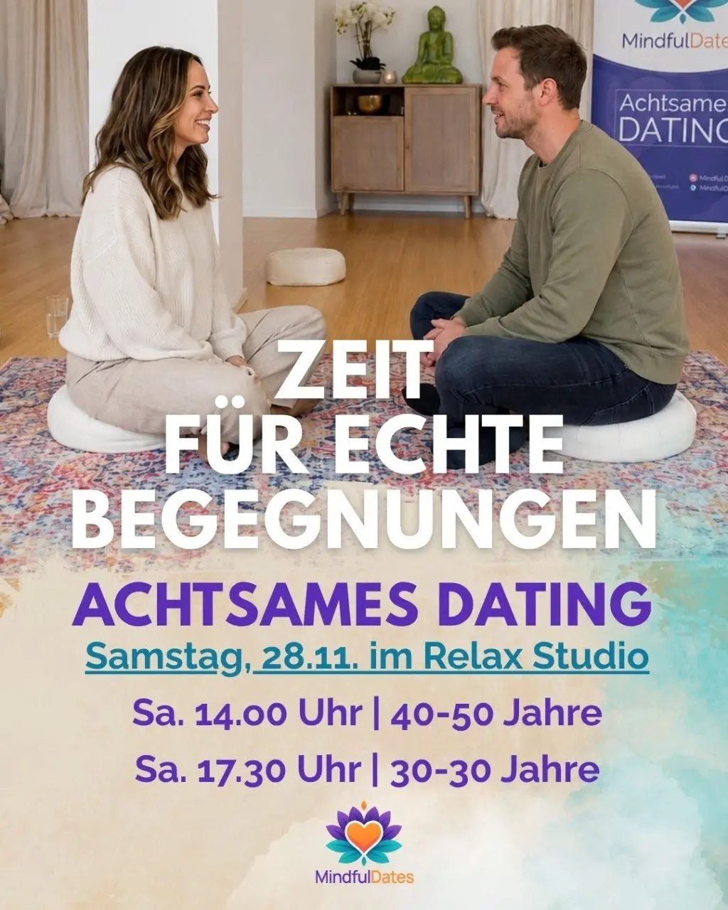 MindfulDates Achtsames Dating - 40-50 Jahre