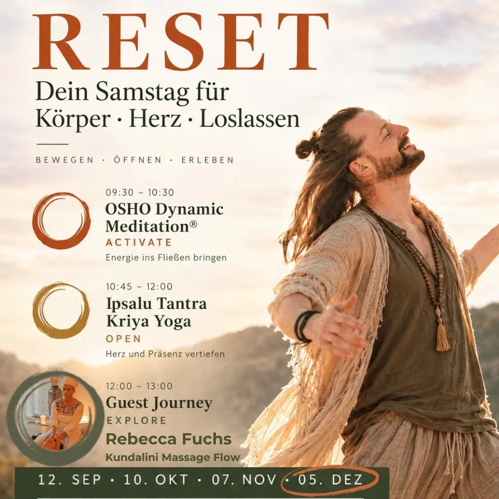 Kundalini Massage Flow im Rahmen von Chris Shantos Format 'Reset'