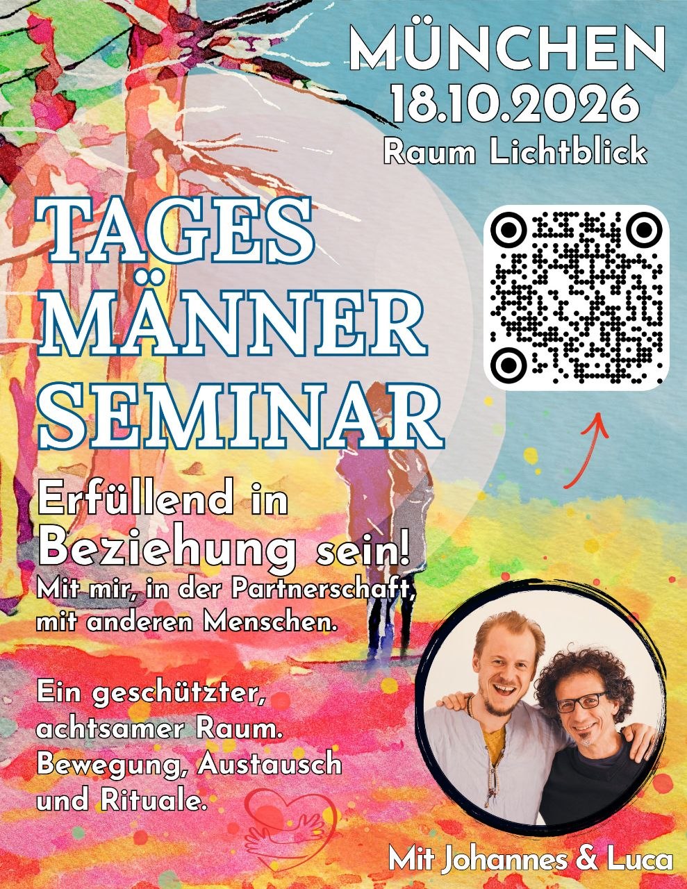 Tagesseminar für Männer - Erfüllend in Beziehung sein